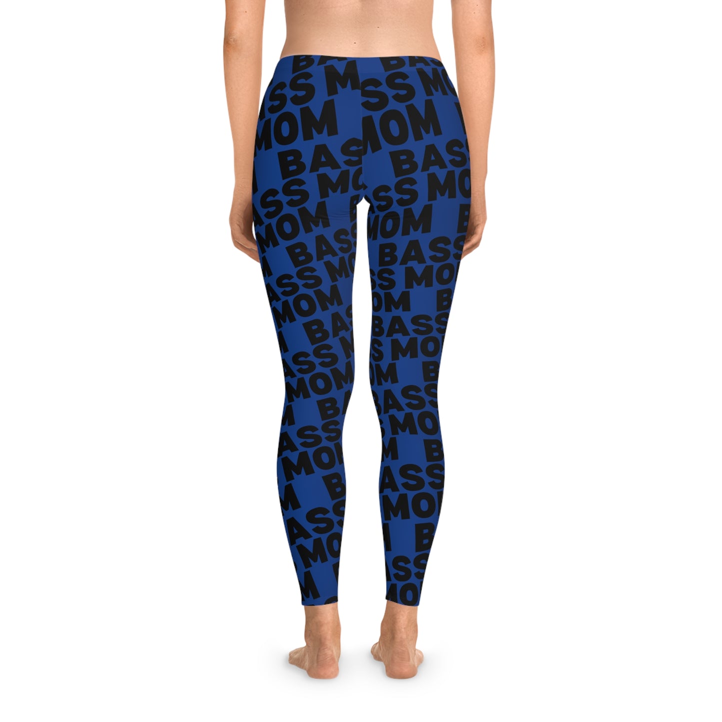 Junior Bassmasters - BASS MOM - Stretchy Leggings (Royal)