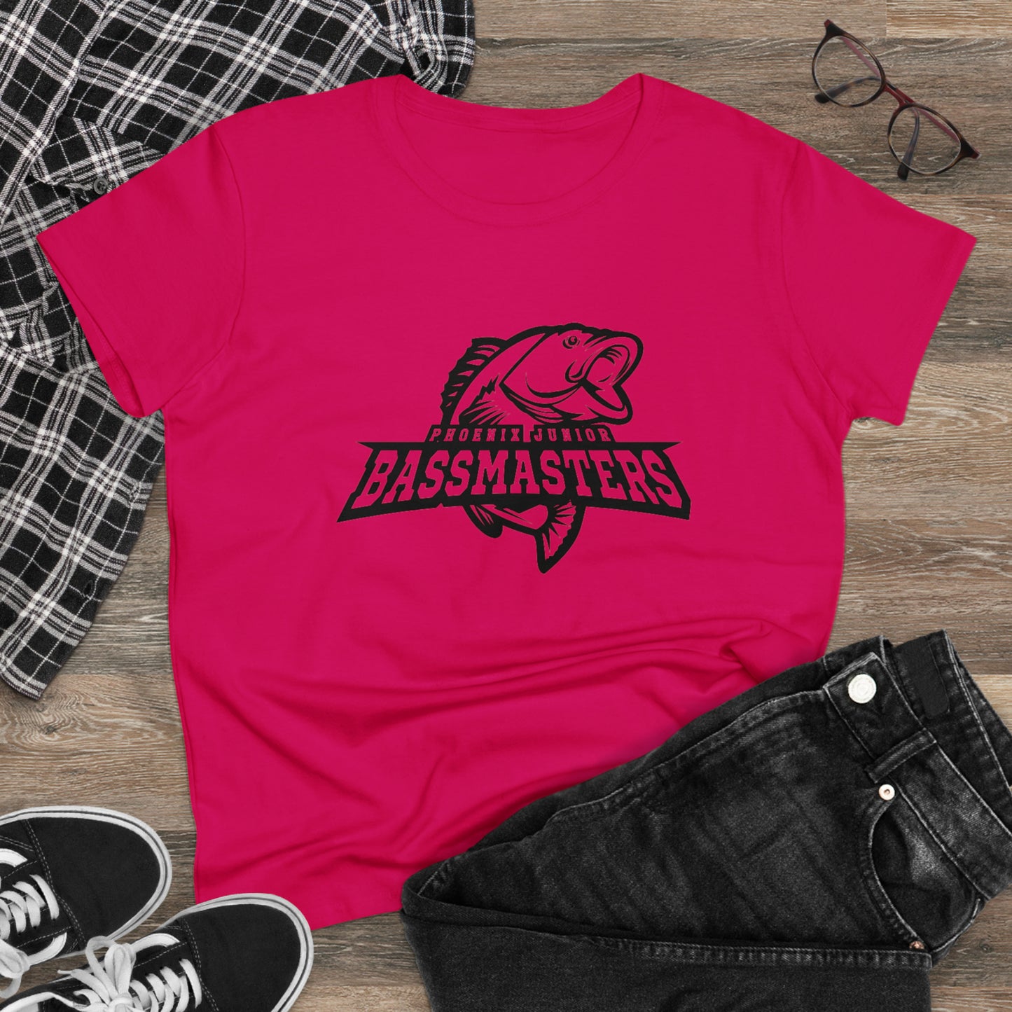 Junior Bassmasters - BASS MOM - Black Logo