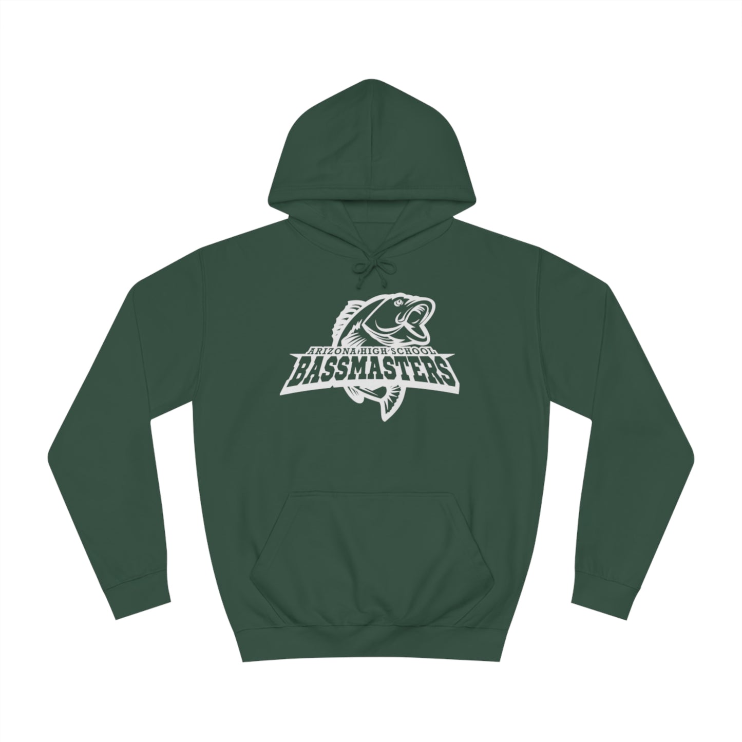 CUSTOM - Junior Bassmasters High School Adult Hoodie - White Logo