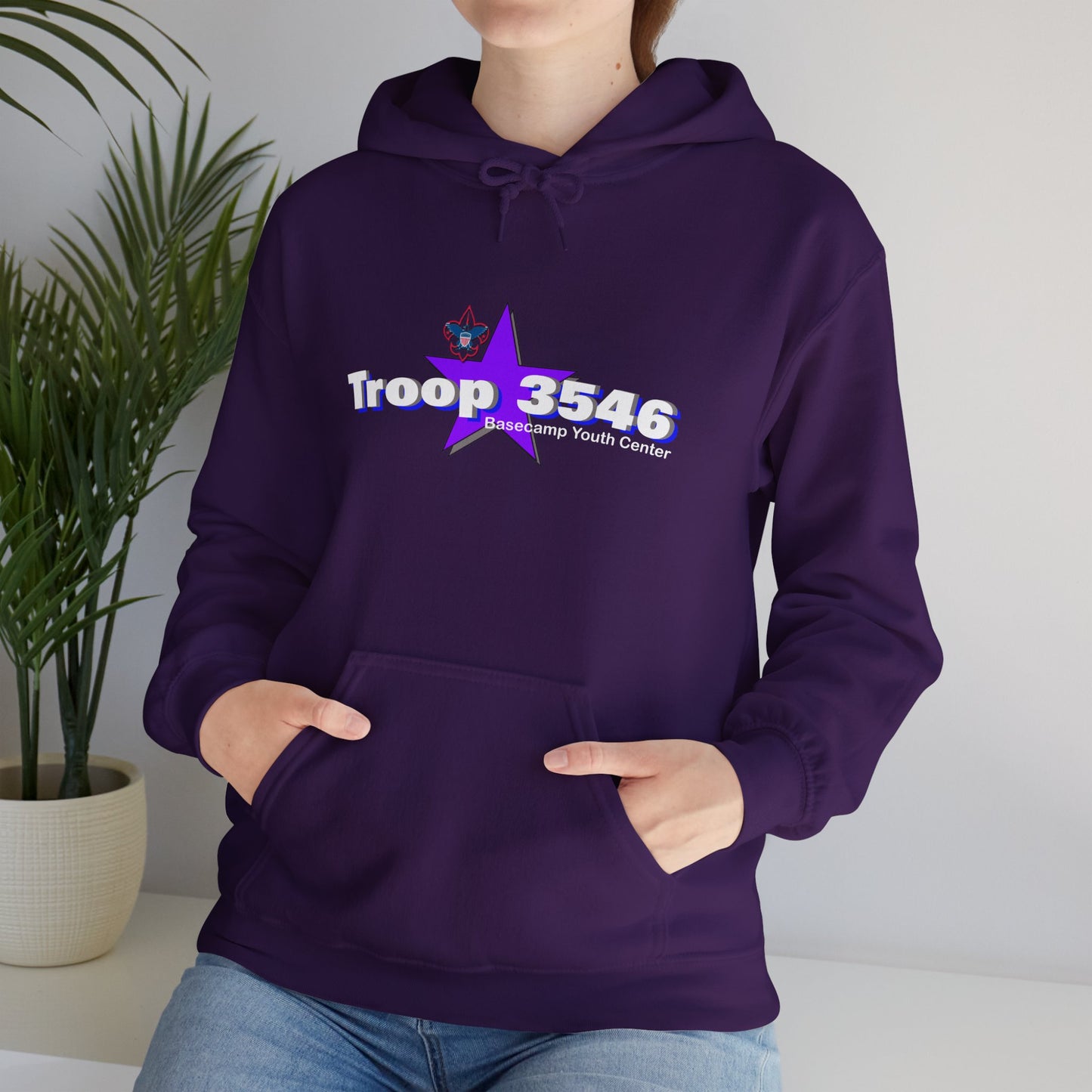 Troop 3546 - Cotton Hooded Sweatshirt