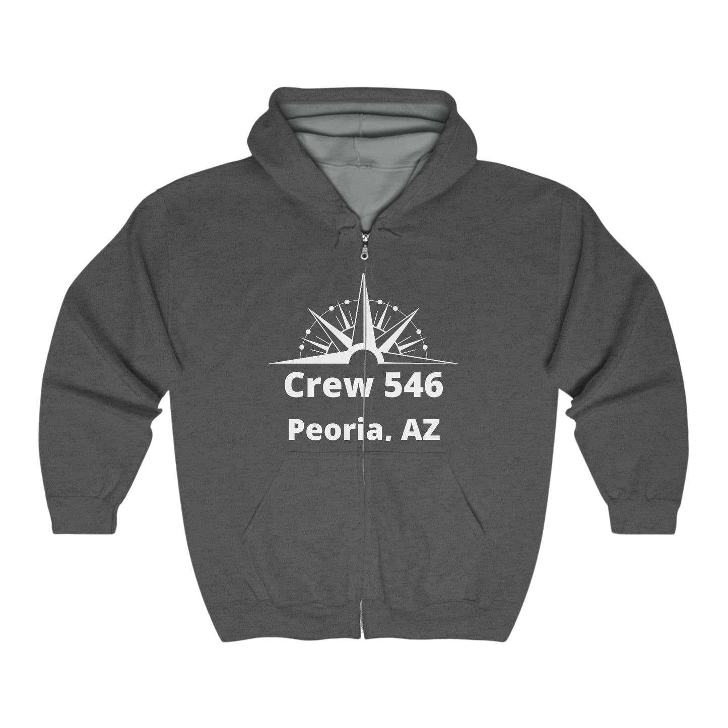 Crew 546 - Full Zip Hooded Sweatshirt