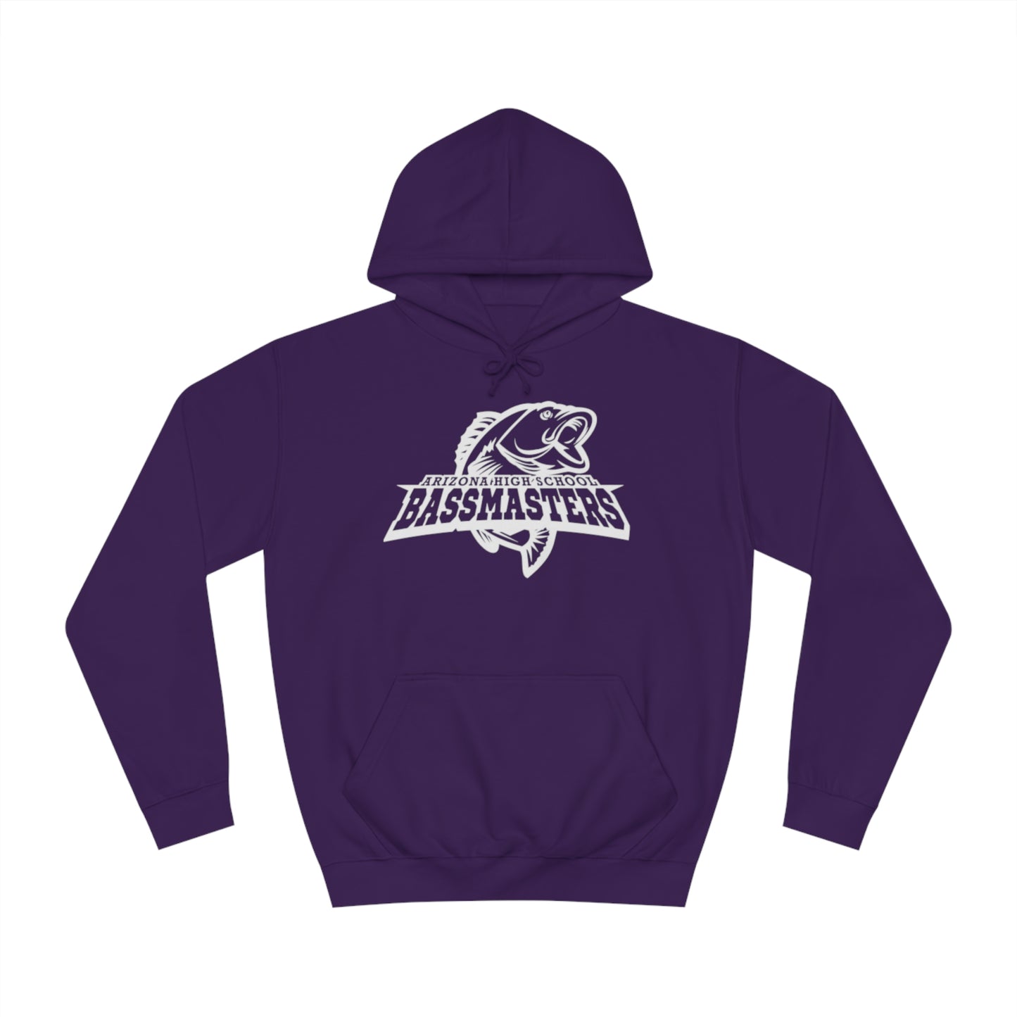 CUSTOM - Junior Bassmasters High School Adult Hoodie - White Logo