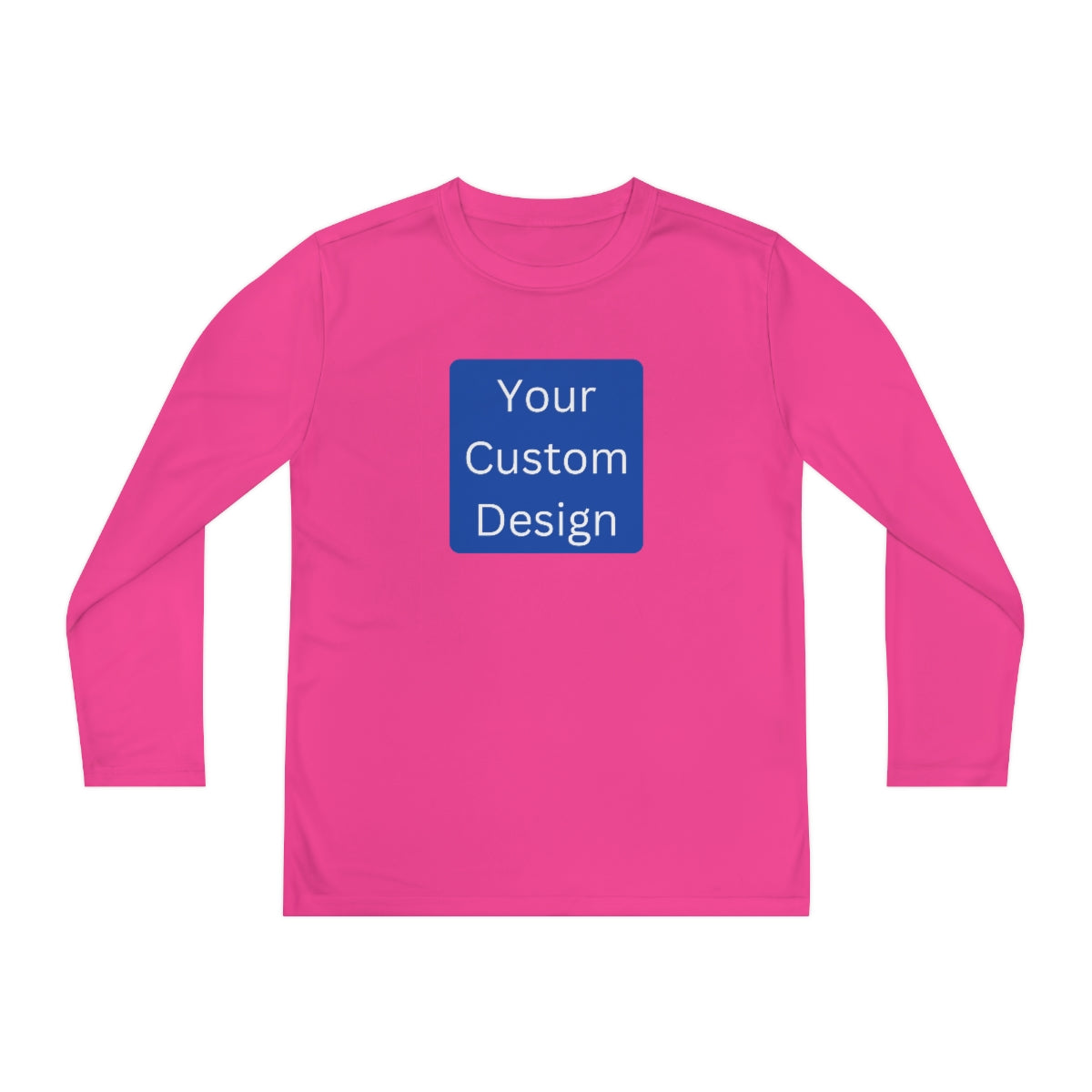 Youth Long Sleeve Competitor Tee (Front Design Only)