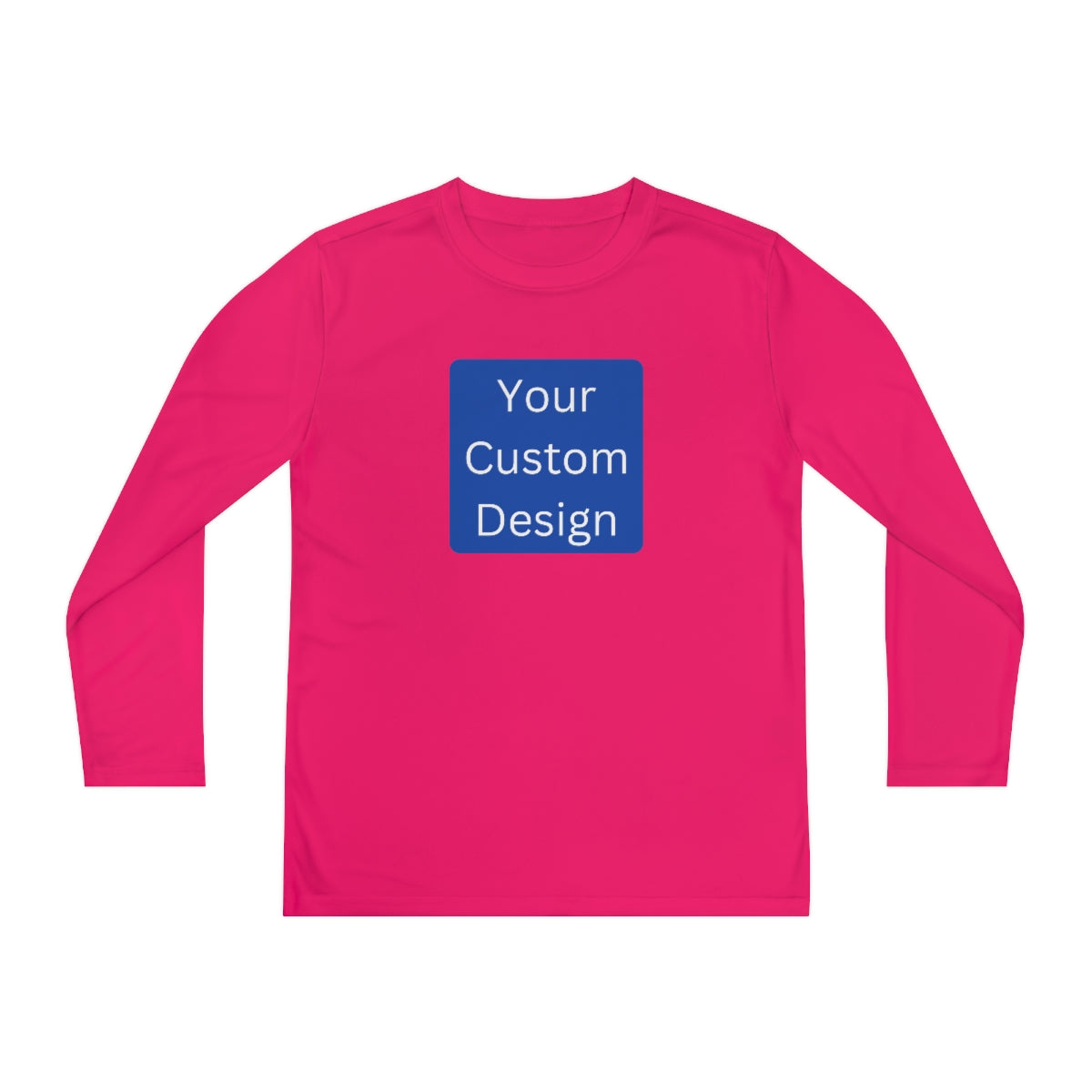 Youth Long Sleeve Competitor Tee (Front Design Only)