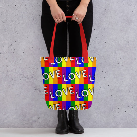 Love over Hate Tote bag